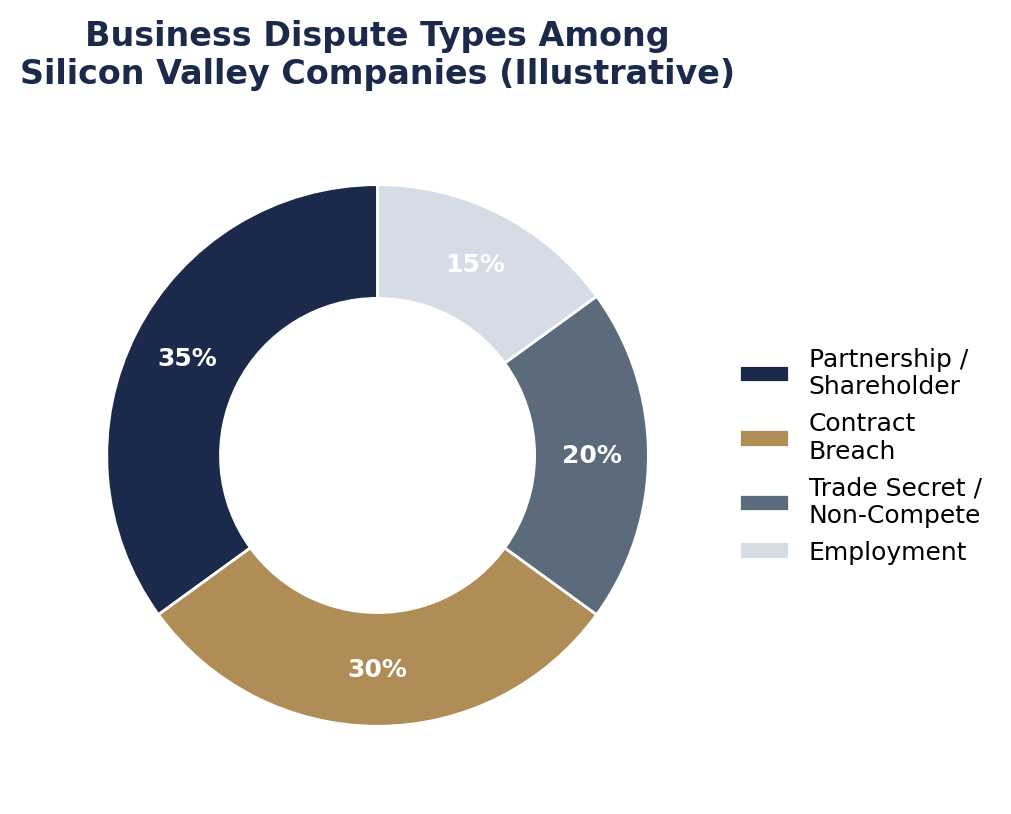 Common Business Dispute Categories in Silicon Valley