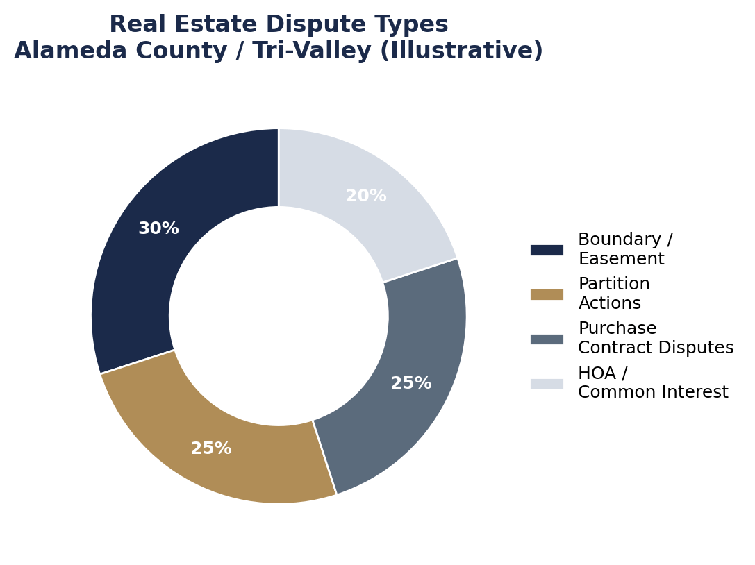 Common Real Estate Dispute Categories