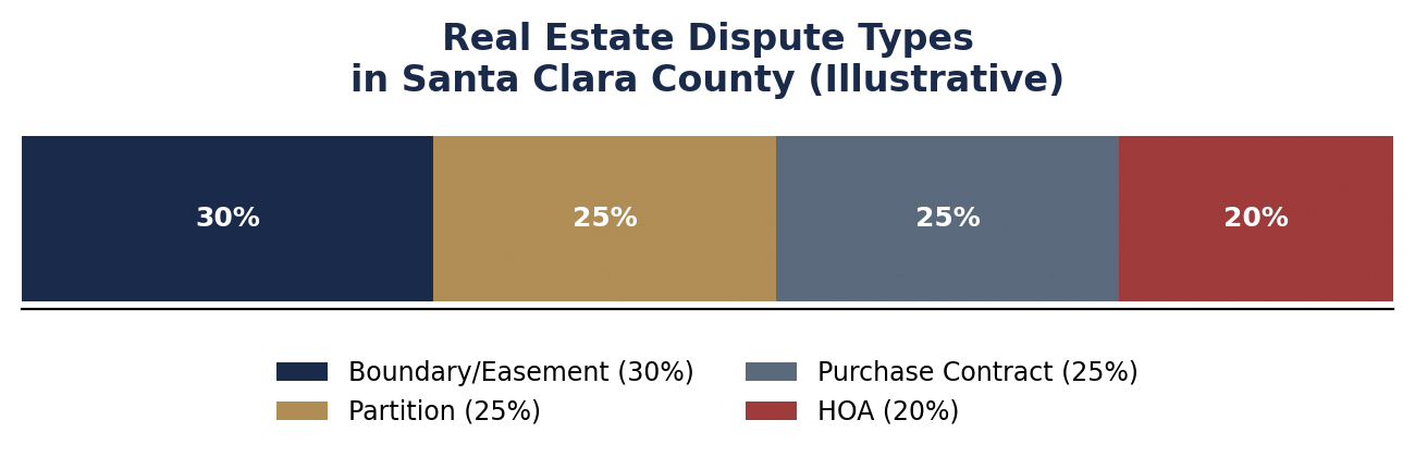 Real Estate Dispute Types in Santa Clara County