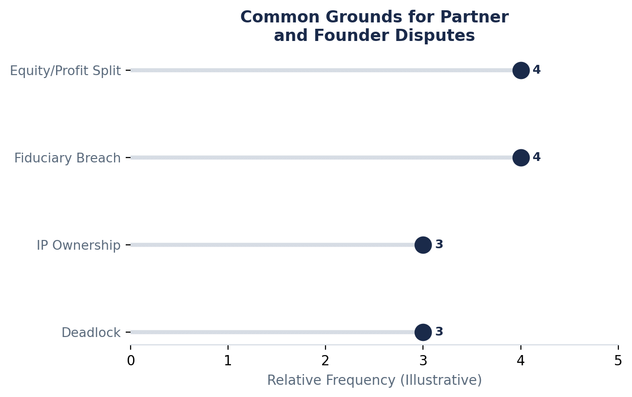 Common Grounds for Partner and Founder Disputes
