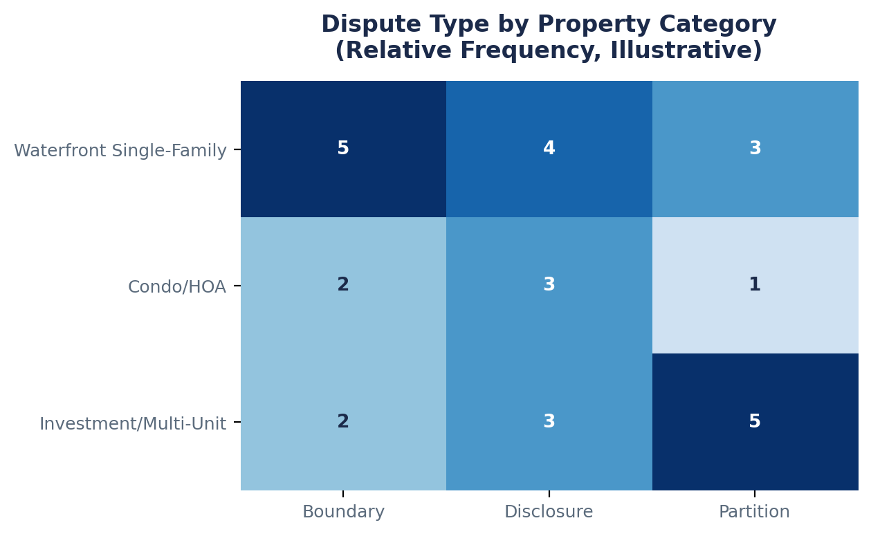 How Dispute Type Varies by Property Category