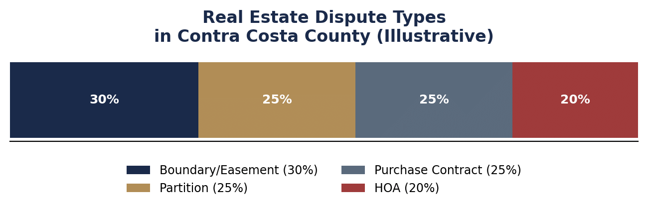 Real Estate Dispute Types in Contra Costa County